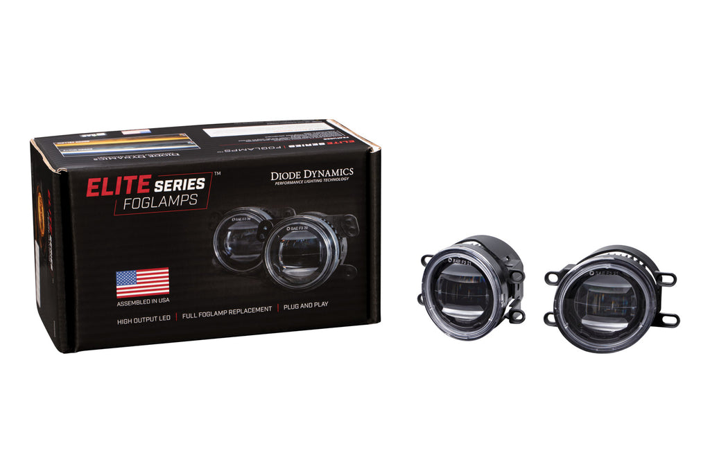 Elite Series Type B Fog Lamps, Yellow Pair Diode Dynamics