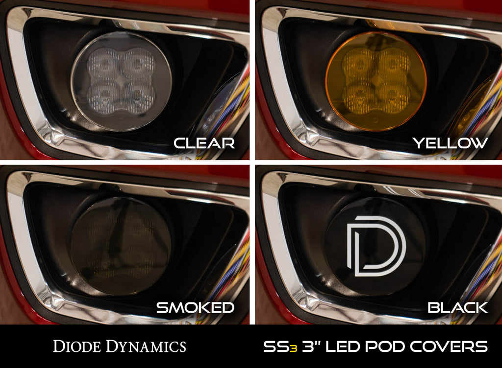 SS3 LED Pod Cover Standard Yellow