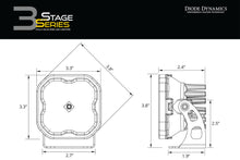Load image into Gallery viewer, SS3 Max ABL Yellow SAE Fog Standard Pair Diode Dynamics