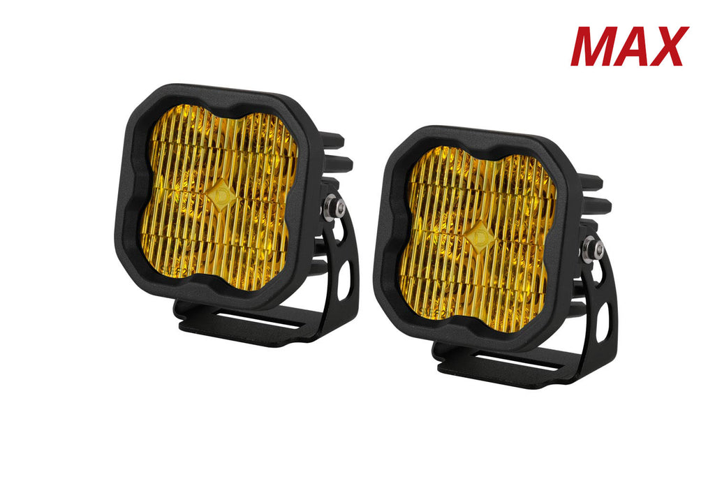 SS3 Max ABL Yellow SAE Fog Standard Pair Diode Dynamics