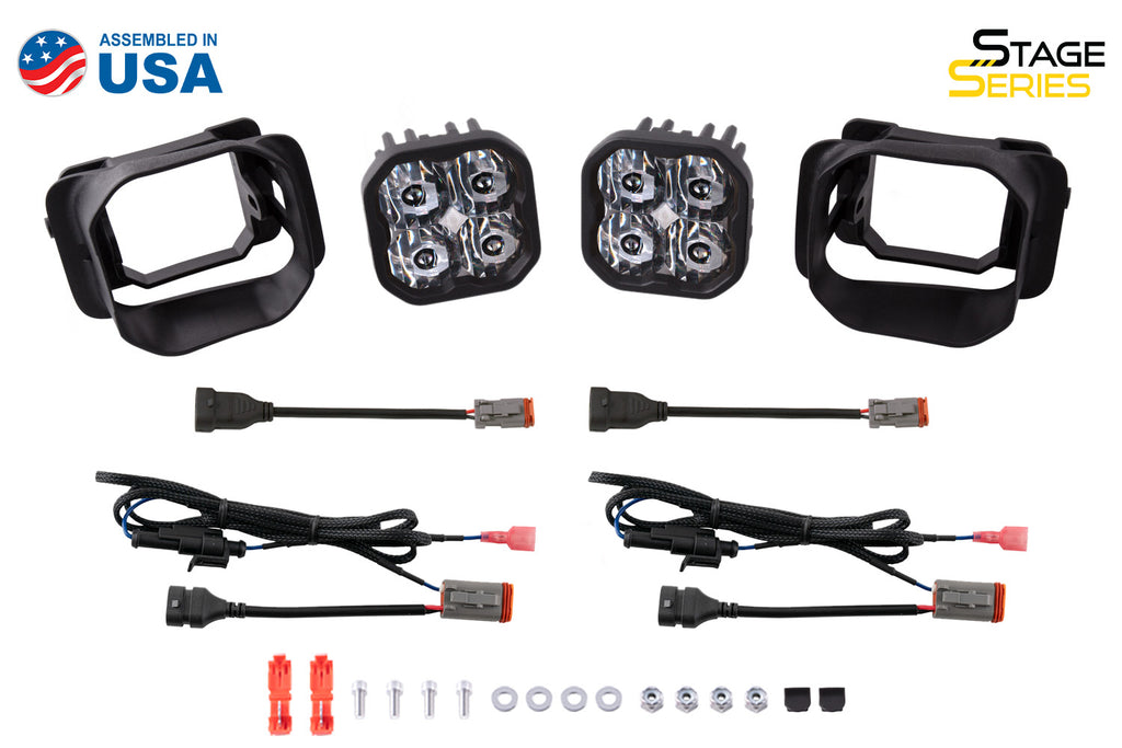 SS3 Pro Type F2 Kit ABL White SAE Fog Diode Dynamics