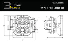 Load image into Gallery viewer, SS3 Pro Type SDX Kit ABL Yellow SAE Fog Diode Dynamics