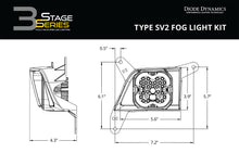 Load image into Gallery viewer, SS3 Sport Type SV2 Kit ABL White SAE Fog Diode Dynamics