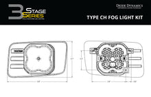 Load image into Gallery viewer, SS3 Type CH LED Fog Light Kit Pro ABL White SAE Fog Diode Dynamics