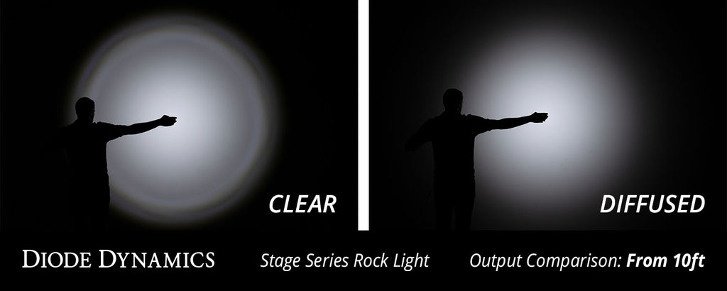 Amber Diffused Lens for Stage Series Rock Lights Diode Dynamics