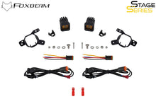 Load image into Gallery viewer, SSC1 SAE/DOT Type G3M Fog Light Kit Cool White (6000K) 3569 White SAE Fog Diode Dynamics