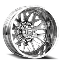 Load image into Gallery viewer, Dually Wheels 20X8.25 FF19D Dually DE19 PO 10 On 225 Polished 170.1 Bore -202 Offset Outer Dually Fuel Off Road Wheels