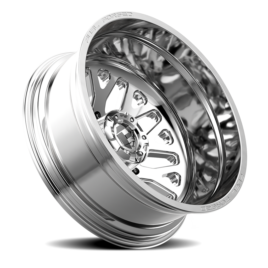 Dually Wheels 20X8.25 FF19D Dually DE19 PO 10 On 225 Polished 170.1 Bore -202 Offset Outer Dually Fuel Off Road Wheels