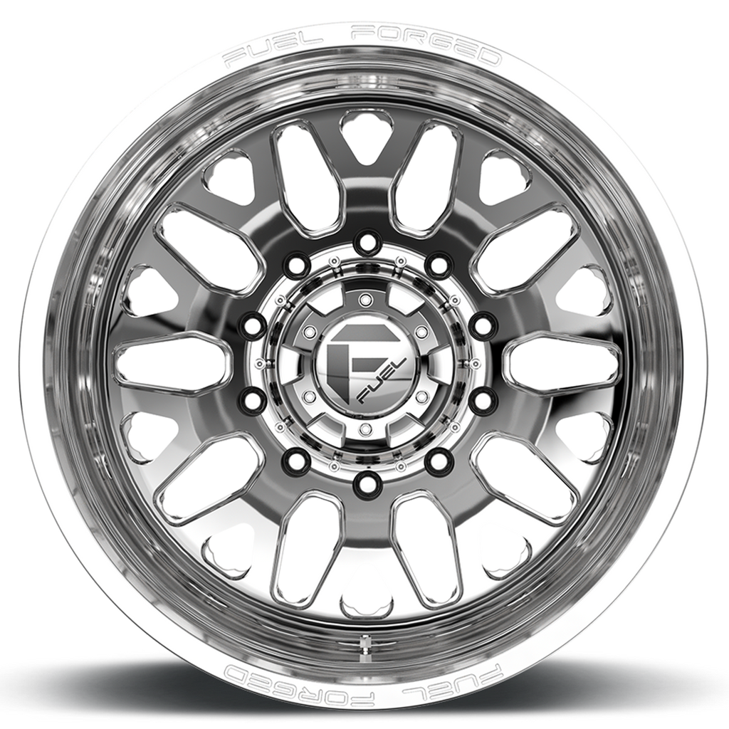 Dually Wheels 20X8.25 FF19D Dually DE19 PO 10 On 225 Polished 170.1 Bore -202 Offset Outer Dually Fuel Off Road Wheels