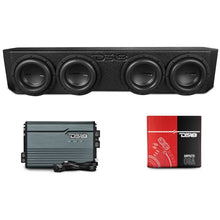 Load image into Gallery viewer, 2018-2026 Jeep Gladiator Quadruple 8” Ported Subwoofer Under Seat Enclosure with Amplifier