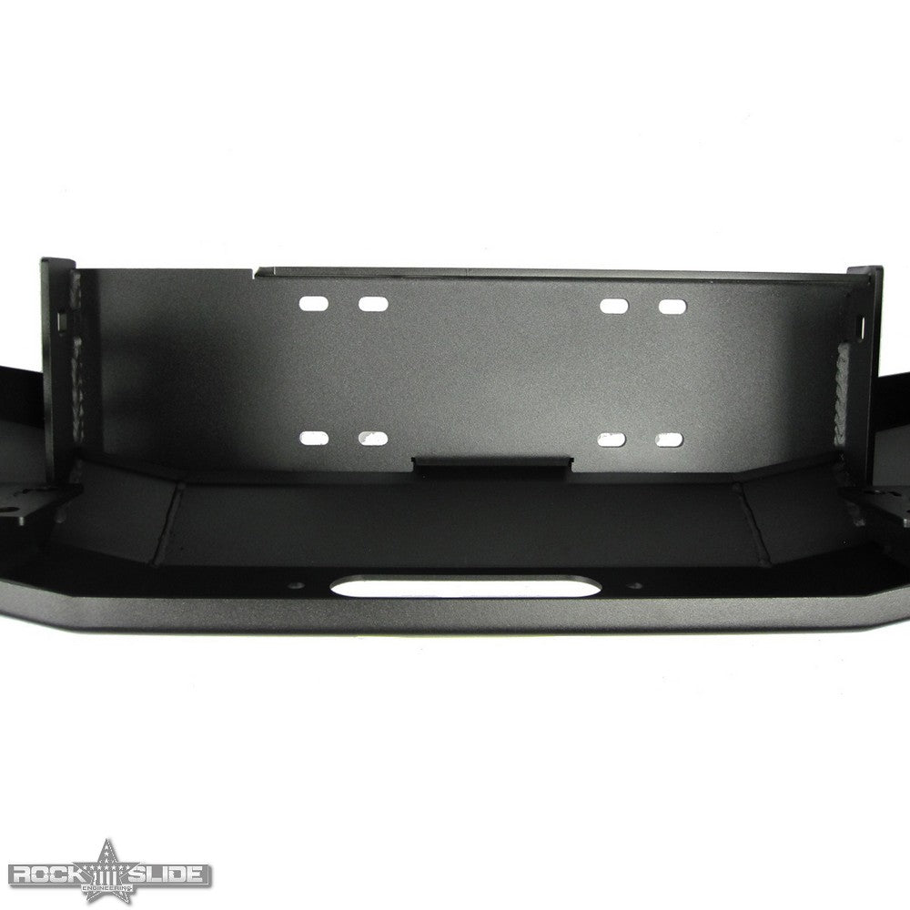 Jeep JL Shorty Front Bumper For 18-Pres Wrangler JL Complete With Winch Plate Rigid Series Rock Slide Engineering