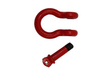 Load image into Gallery viewer, D Ring 3/4 Inch Red 2 Piece Set Fishbone Offroad
