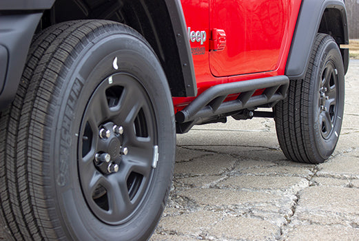 Jeep JL Rocker Guards 18-Pres Wrangler JL 2 Door Fishbone