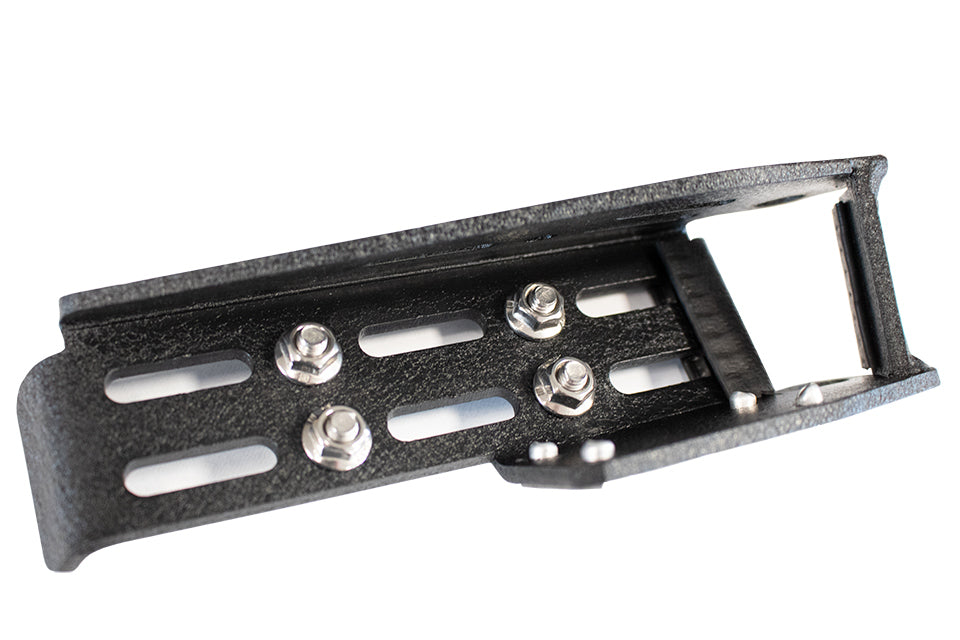 Jeep Foot Peg Set For 07-Up Wrangler/Gladiator Steel Black Fishbone