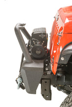 Load image into Gallery viewer, Jeep JK Stubby Bumper W/Tube Guard 07-18 Wranger JK Black Texured Powercoated Fishbone Offroad