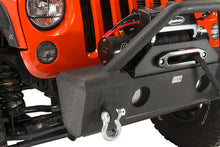 Load image into Gallery viewer, Jeep JK Stubby Bumper W/Tube Guard 07-18 Wranger JK Black Texured Powercoated Fishbone Offroad