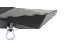 Load image into Gallery viewer, Jeep JK Rear Bumper 07-18 Wrangler JK Rubicon and Unlimited Steel Black Textured Powdercoat Manowar Series Fishbone Offroad