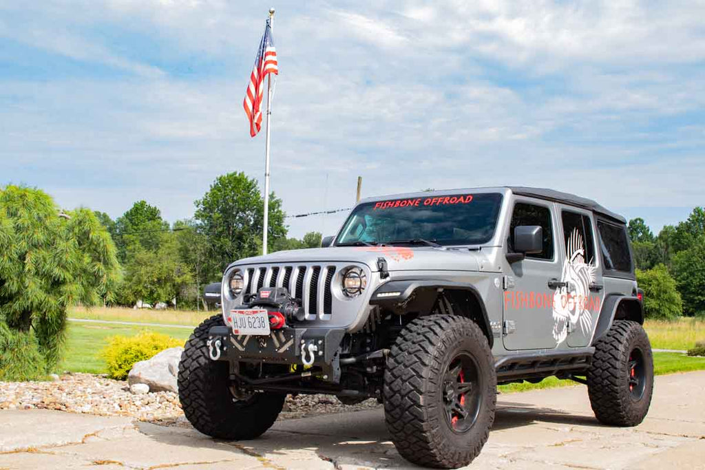 Barracuda D-Ring Mount Pair 07-18 Jeep Wrangler, 18-Present Jeep Wrangler, 18-Present Jeep Gladiator JT Fishbone Offroad