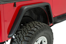 Load image into Gallery viewer, Jeep TJ Tube Fenders Rear 3 Inch Flare 97-06 Wrangler TJ Steel Black Textured Powdercoat Fishbone Offroad