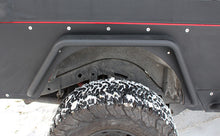 Load image into Gallery viewer, Jeep TJ Tube Fenders Rear 3 Inch Flare 97-06 Wrangler TJ Steel Black Textured Powdercoat Fishbone Offroad