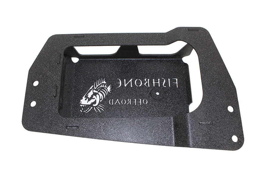 Jeep JK EVAP Canister Skid Plates 12-17 Wrangler JK Steel Black Textured Powdercoat Fishbone Offroad