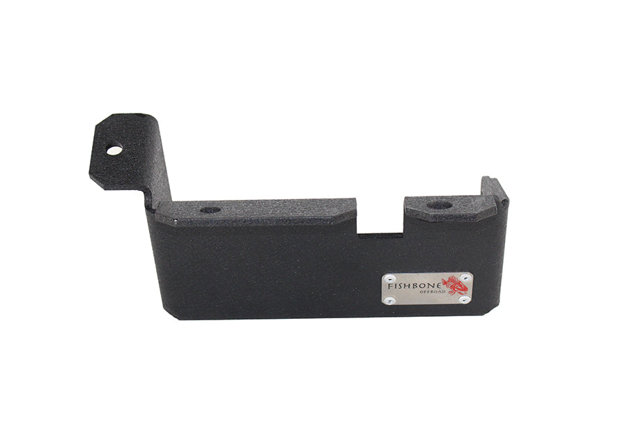 Jeep TJ Steering Box Skid Plate 97-06 Wrangler TJ Black Textured Powdercoat Fishbone Offroad