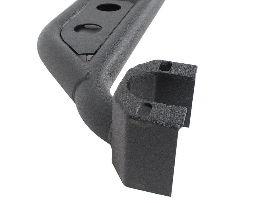 Jeep Wrangler Side Steps 07-18 Wrangler JK 4 Door Steel Black Textured Powdercoat Fishbone Offroad