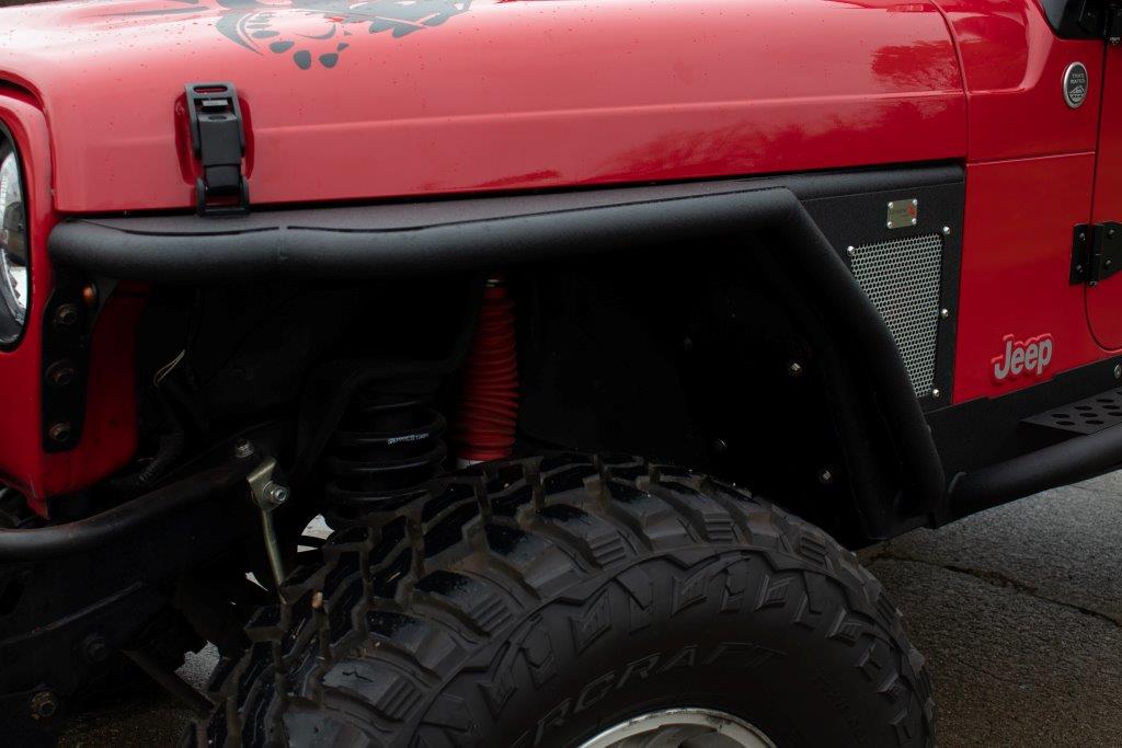 Wrangler Front Fenders Paintable Mesh Upgrade for 97-06 Wrangler Fishbone