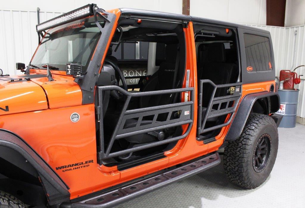 Jeep JK Tube Doors 07-18 Wrangler JK 4 Door Front/Rear Fishbone Offroad