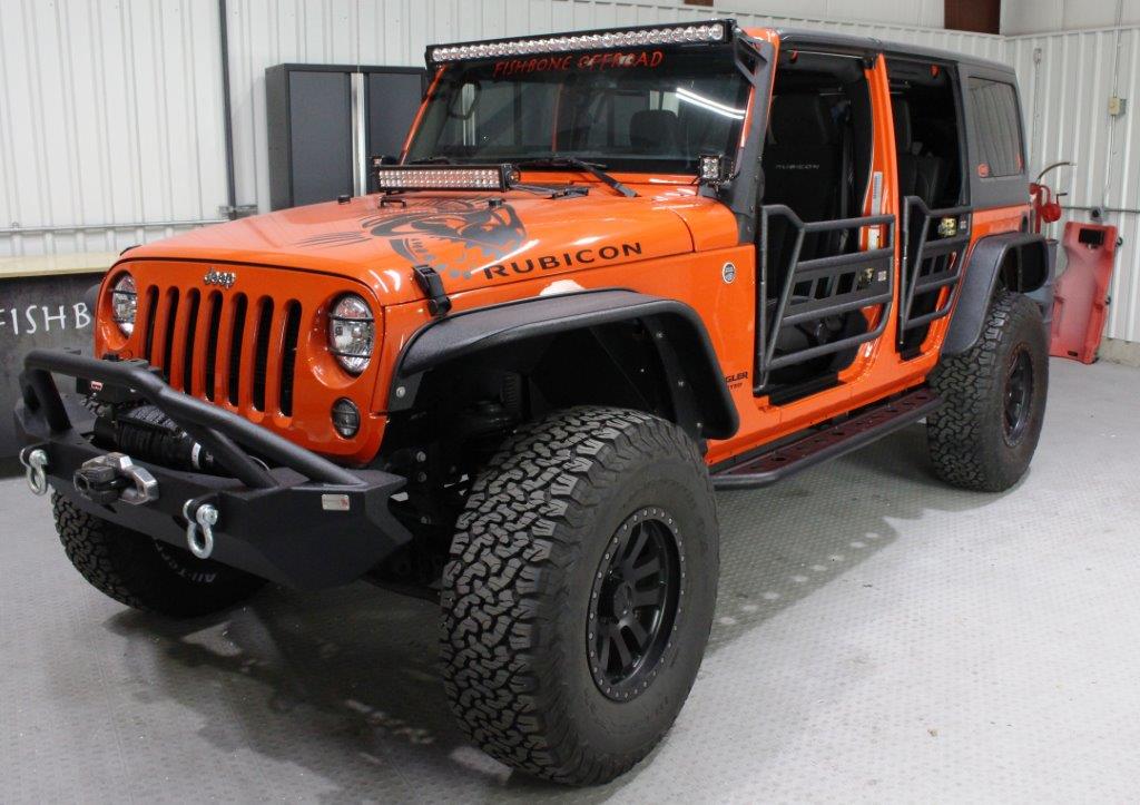 Jeep JK Tube Doors 07-18 Wrangler JK 4 Door Front/Rear Fishbone Offroad