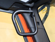 Load image into Gallery viewer, Jeep JK Grab Handles Front 07-18 Wrangler JK 2/4 Door Steel Black Textured Powdercoat Fishbone Offroad