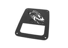 Load image into Gallery viewer, Jeep JK Tail Light Covers 07-18 Wrangler JK Black Textured Powdercoat Fishbone Offroad