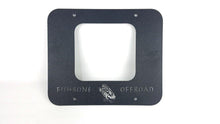 Load image into Gallery viewer, Jeep TJ Tailgate Plate 97-06 Wrangler TJ Black Textured Powercoat Aluminum BackSide Series Fishbone Offroad
