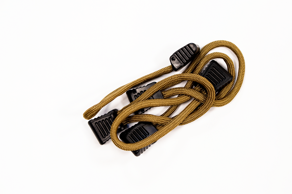 Paracord Zipper Pulls 5 Pcs Coyote Fishbone Offroad