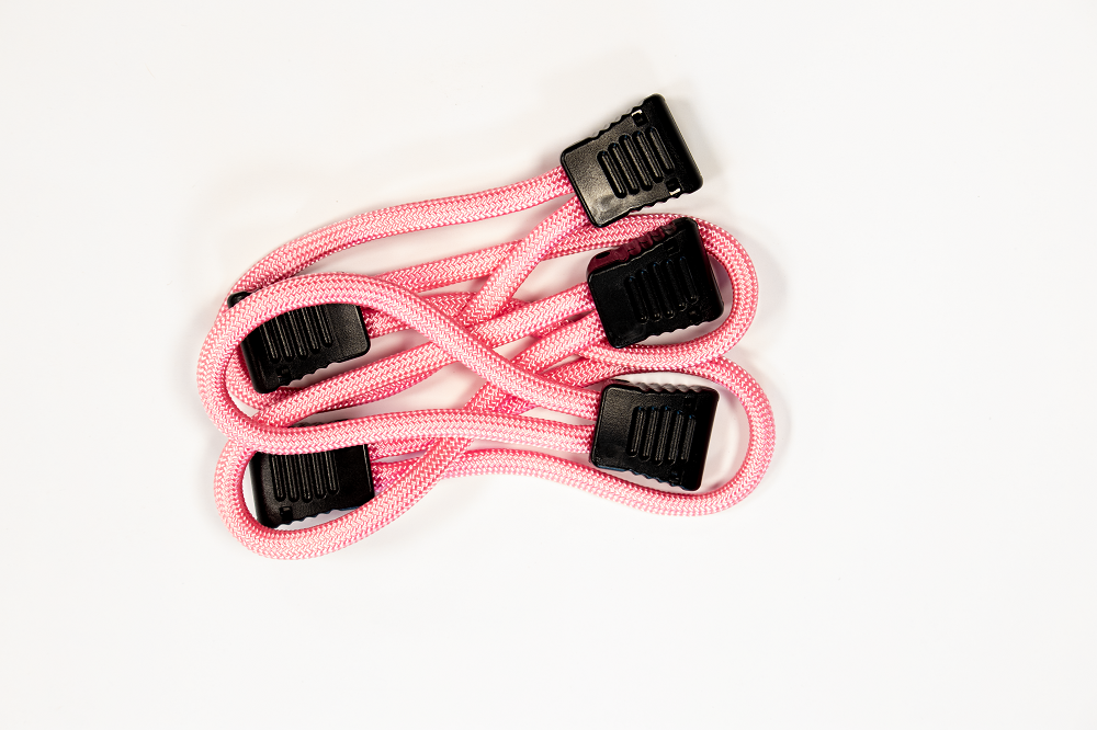 Paracord Zipper Pulls 5 Pcs Baby Pink Fishbone Offroad