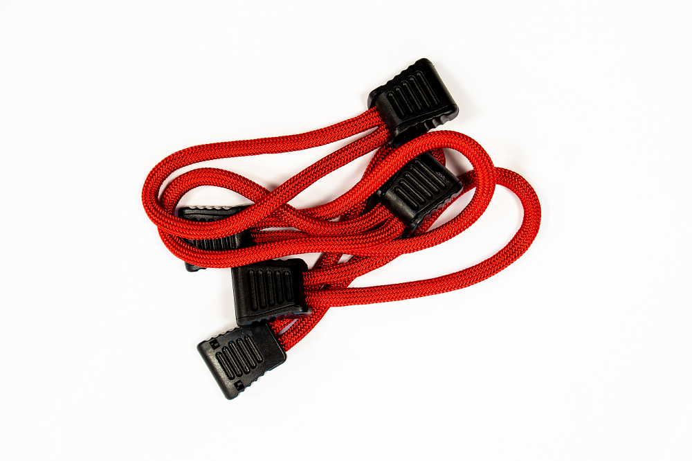 Paracord Zipper Pulls 5 Pcs Red Fishbone Offroad