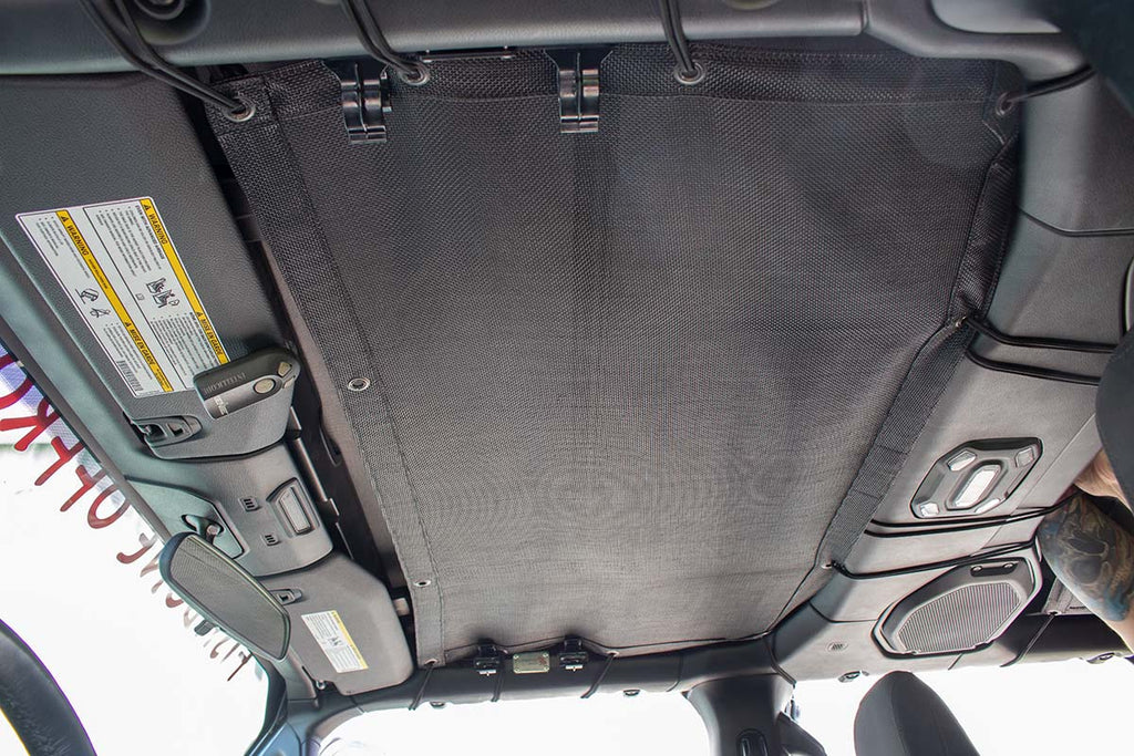 2018-Present Jeep Wrangler JL/U and 2018-Present Jeep Gladiator JT Front Sun Shade Fishbone Offroad