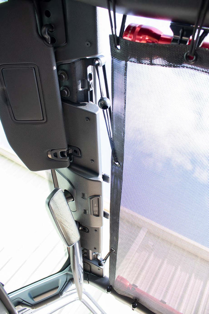 2018-Present Jeep Wrangler JL/U and 2018-Present Jeep Gladiator JT Front Sun Shade Fishbone Offroad