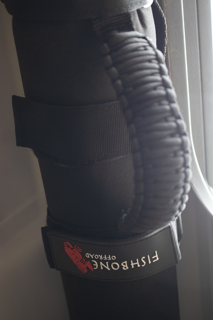 Paracord Grab Handles w/Three Straps Black Fishbone Offroad