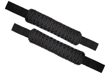Load image into Gallery viewer, Head Rest Paracord Grab Handles Black Fishbone Offroad