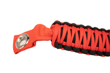 Load image into Gallery viewer, Paracord Grab Handles for A Pillar Sound Bar 07-18 Wrangler JK Red Fishbone Offroad