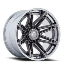Load image into Gallery viewer, Aluminum Wheels 20X10 Brawl FC401AP 8 On 170 Platinum Silver Chrome Lip 125.1 Bore -18 Offset Fuel Off Road Wheels