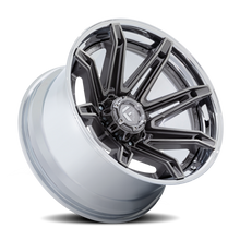 Load image into Gallery viewer, Aluminum Wheels 20X10 Brawl FC401AP 8 On 170 Platinum Silver Chrome Lip 125.1 Bore -18 Offset Fuel Off Road Wheels