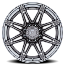 Load image into Gallery viewer, Aluminum Wheels 20X10 Brawl FC401AP 8 On 170 Platinum Silver Chrome Lip 125.1 Bore -18 Offset Fuel Off Road Wheels