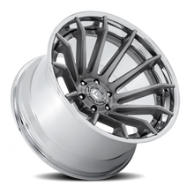 Load image into Gallery viewer, Aluminum Wheels 22X12 Burn FC403AP 6 On 139.7 Platinum Silver Chrome Lip 106.1 Bore -44 Offset Fuel Off Road Wheels