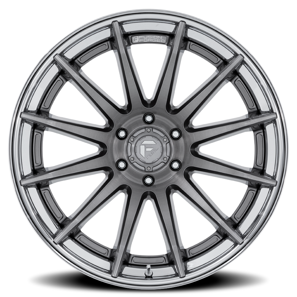 Aluminum Wheels 22X12 Burn FC403AP 6 On 139.7 Platinum Silver Chrome Lip 106.1 Bore -44 Offset Fuel Off Road Wheels