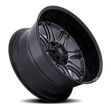 Load image into Gallery viewer, Aluminum Wheels 20X9 Darkstar FC853AB 6 On 135/6 On 139.7 Matte Gunmetal Gray/Black Lip 106.1 Bore 1 Offset Fuel Off Road Wheels