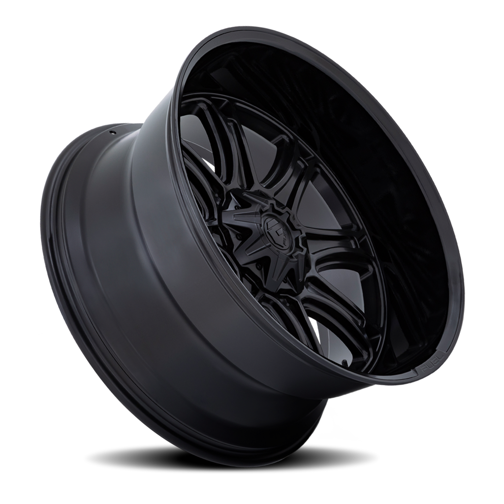 Aluminum Wheels 22X10 Darkstar FC853MB 6 On 135/6 On 139.7 Matte Black/Gloss Black Lip 106.1 Bore 10 Offset Fuel Off Road Wheels