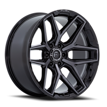 Load image into Gallery viewer, Aluminum Wheels 20X9 Flux 6 FC854BT 6 On 139.7 Gloss Black Brushed Gray Tint 106.1 Bore 20 Offset Fuel Off Road Wheels