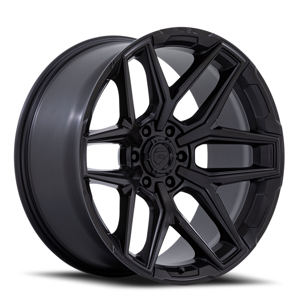 Aluminum Wheels 18X9 Flux 6 FC854MX 6 On 139.7 Blackout 106.1 Bore 1 Offset Fuel Off Road Wheels